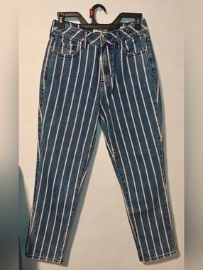PacSun Stripped Mom Jeans